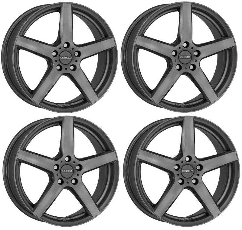4x Dezent Felgen Alufelgen TY graphite 7.0Jx17 ET49 5x112 kompatibel mit Skoda Octavia Superb Karoq Octavia von Dezent
