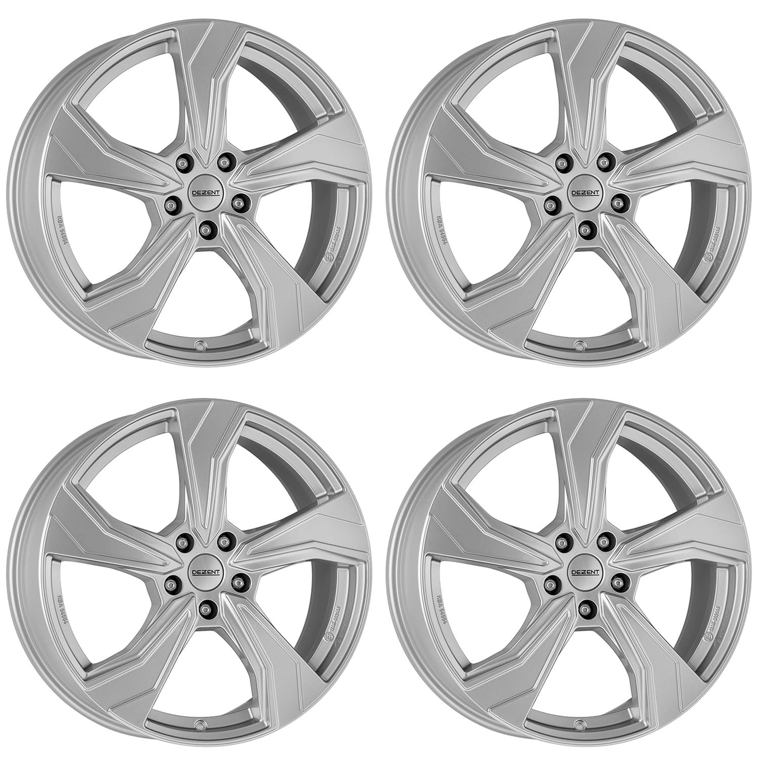 4x Dezent Felgen KB silver 8.0Jx18 ET44 5x112 kompatibel mit Seat Altea Ateca Exeo Leon Toledo 4x Dezent Felgen KB silver 8.0Jx18 ET44 5x112 kompatibel mit Seat Altea Ateca Exeo Leon Toledo von Dezent