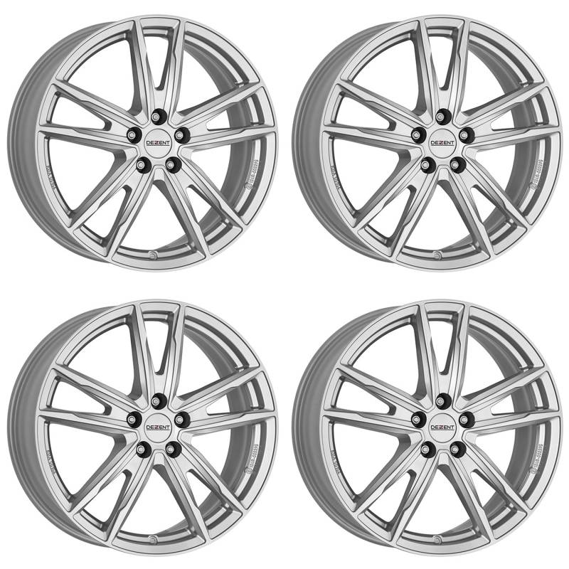 4x Dezent Felgen KF silver 6.5Jx17 ET48 5x100 kompatibel mit Audi A1 von Dezent
