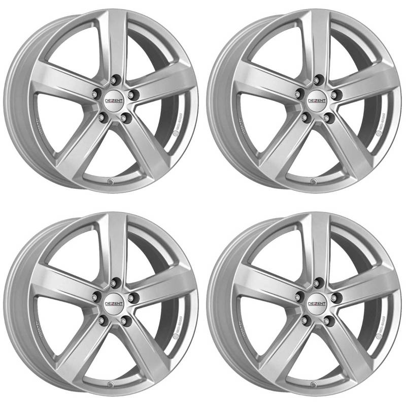 4x Dezent Felgen TU silver 7.5Jx17 ET50,50 5x108 kompatibel mit Volvo S80 V40 V70 XC 60 XC 70 S60 V60 XC 40 von Dezent