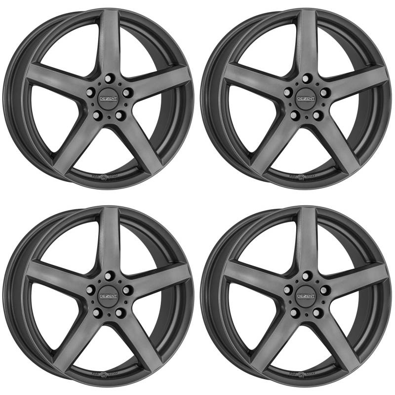 4x Dezent Felgen TY graphite 6.5Jx16 ET47 4x108 kompatibel mit Ford Fiesta Fusion KA+ Ka+ von Dezent