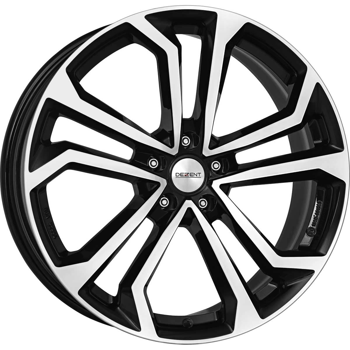 LEICHTMETALLRADER DEZENT TA DARK BLACK/POLISHED 19" ET 45 LEICHTMETALLRADER DEZENT TA DARK BLACK/POLISHED 19" ET 45 von Dezent