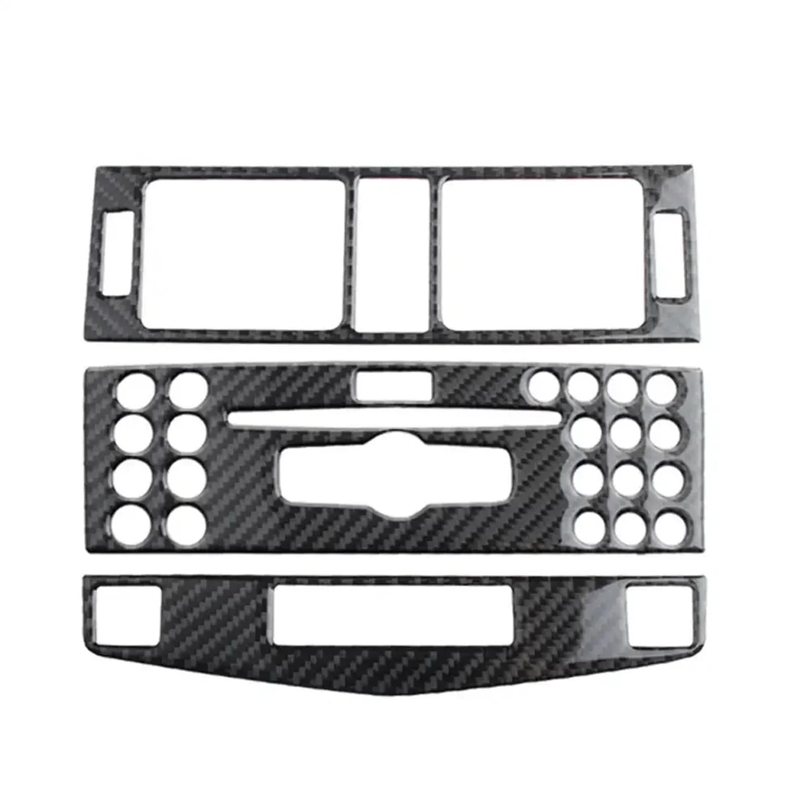 Auto Innen Panel Cover Trim Für Benz C-Klasse W204 2007–2010 3-teiliges Carbon-Car-Mittelkonsolen-Luftauslass-Klimaanlage-CD-Panel Mid Air Vent Cover Trim Dekor Panel Trim Innen Auto Innen Panel Cover Trim Für Benz C-Klasse W204 2007–2010 3-teiliges Carbon-Car-Mittelkonsolen-Luftauslass-Klimaanlage-CD-Panel Mid Air Vent Cover Trim Dekor Panel Trim Innen von Dfvajwc