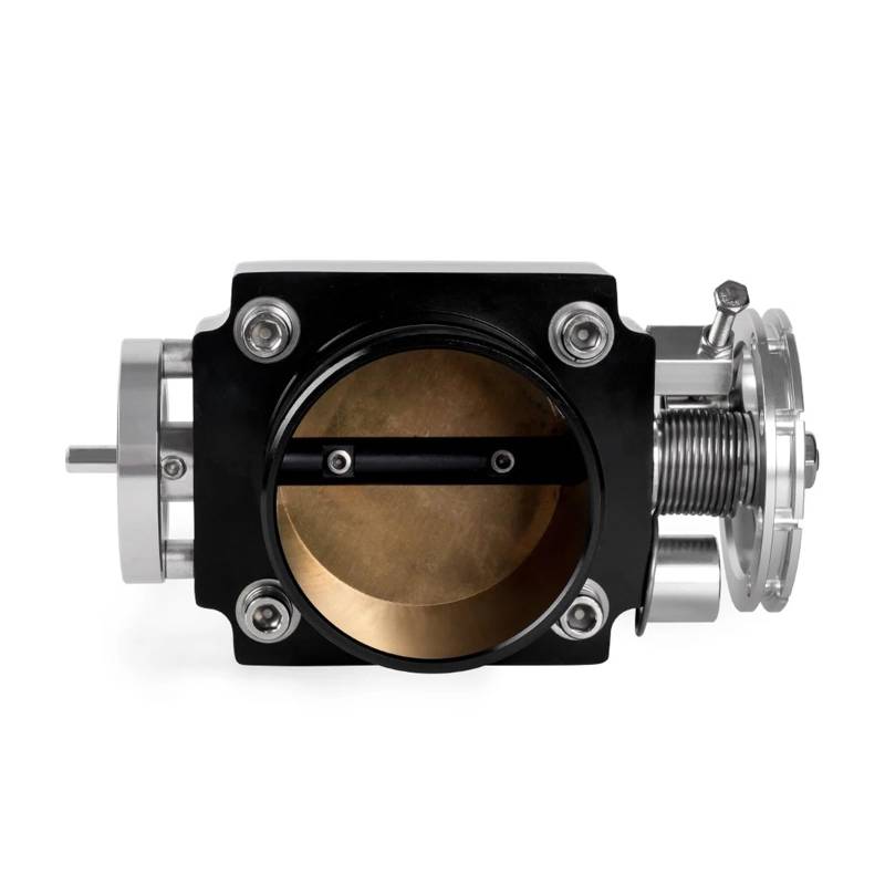 Drosselklappe Universal 70mm/100mm Legierung Aluminium CNC Billet Einlassdrossel Körper RS-THB192 Drosselklappenstutzen(70mm Black) von Dfvajwc