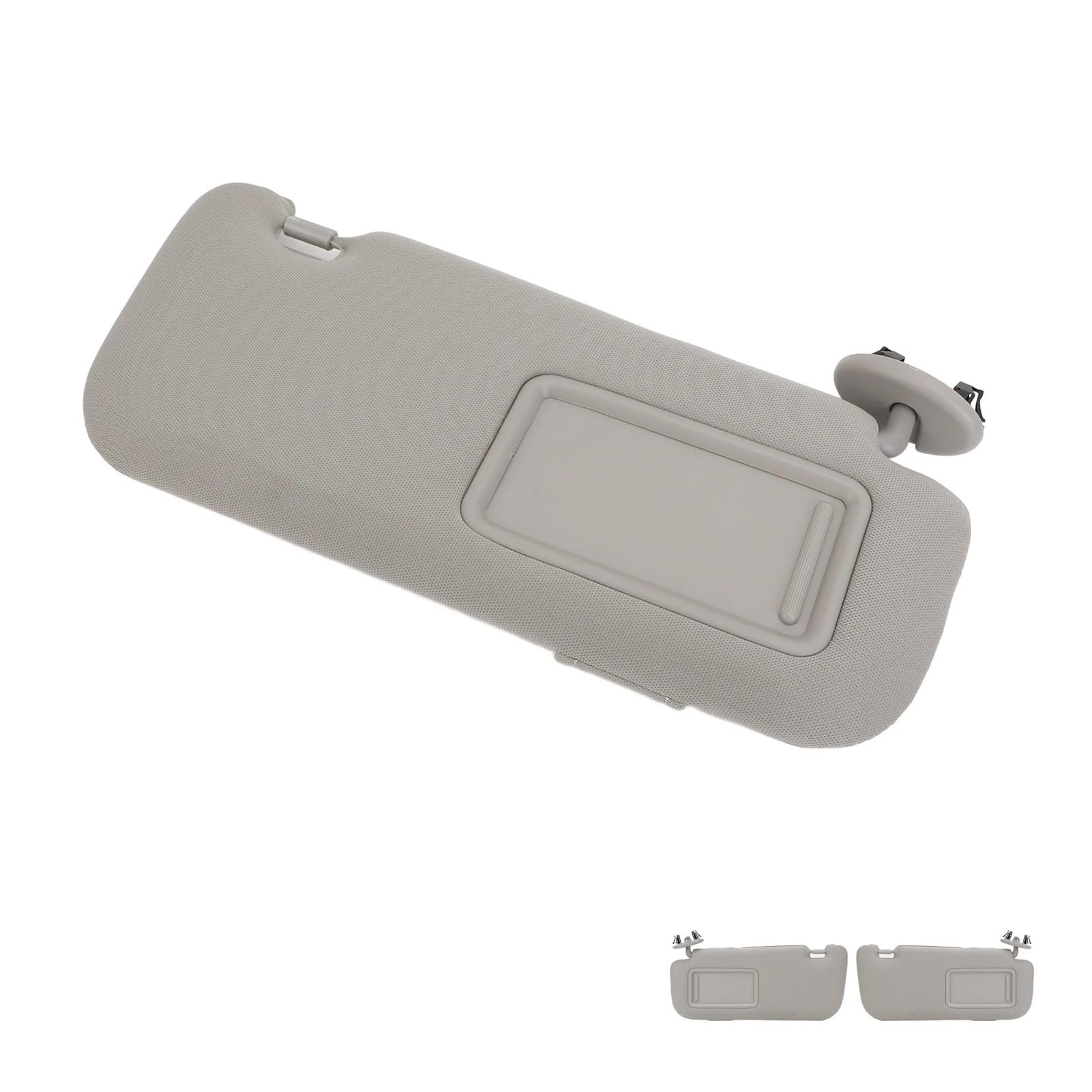 Sonnenblende Auto-Sonnenblende Stoff Grau Sonnenschutz Visierspiegel Mit Make-up-Spiegel Ersatz Für Toyota Für Corolla 2007–2010 2011 2012 2013 Auto-Sonnenblende(Recht) von Dfvajwc