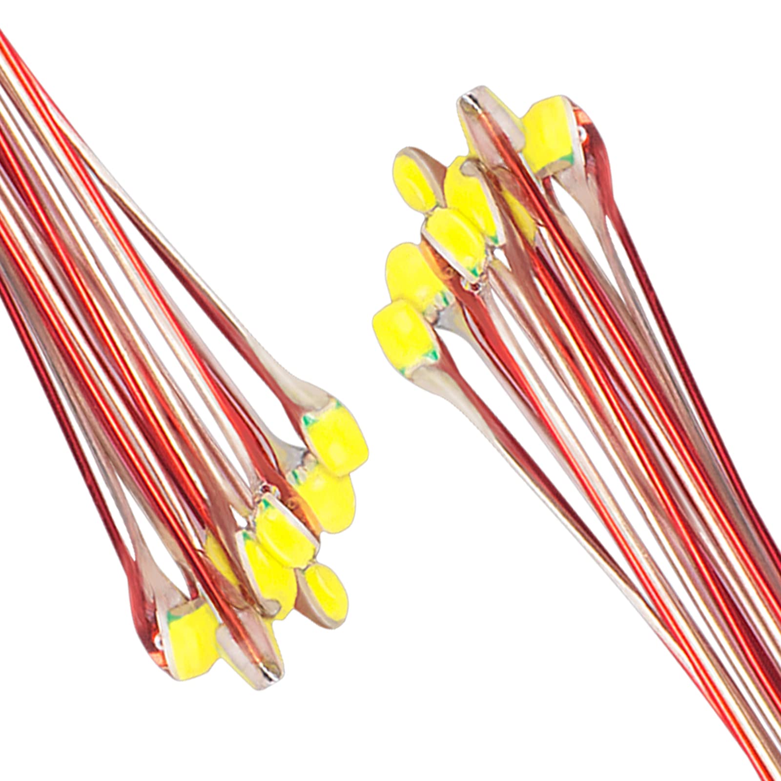 DiCUNO 20Pcs. vorverdrahtet Mikro LED Dioden 16CM, 0805 SMD gelötete Mini LED Leuchtdiode mit Schützhülle aus Klebstoffe für Modelbau, Lichtprojekt, Handarbeit, Farbe: Weiß DiCUNO 20Pcs. vorverdrahtet Mikro LED Dioden 16CM, 0805 SMD gelötete Mini LED Leuchtdiode mit Schützhülle aus Klebstoffe für Modelbau, Lichtprojekt, Handarbeit, Farbe: Weiß von DiCUNO