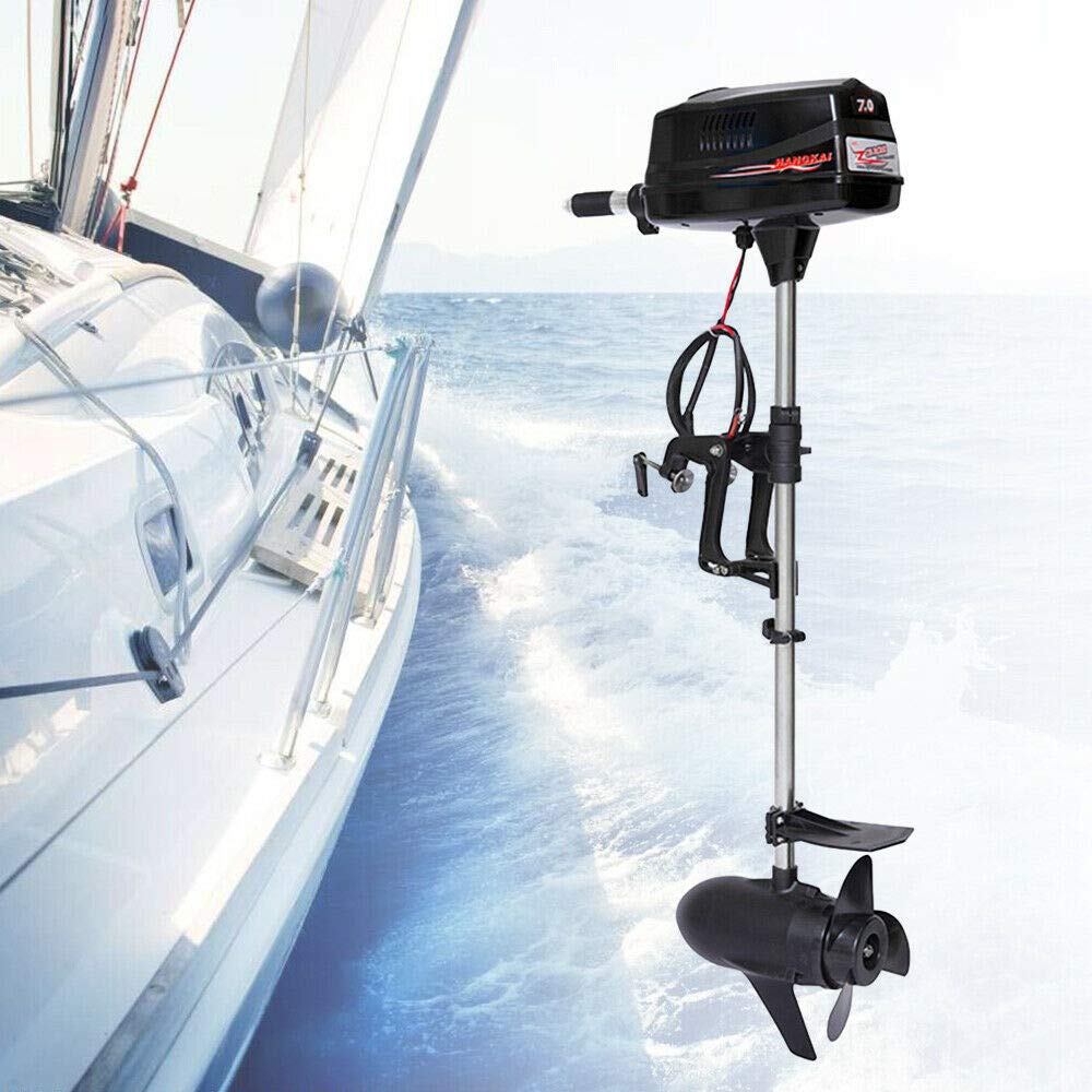 DiLiBee 48V Außenbordmotor Bürstenloser 3000r/m Elektrisches Bootsmotor mit LED-Batterieanzeige CDI Luftkühlsystem für Schlauchboot, Fischerboote, Boote, Kajakinstallation 1,8KW DiLiBee 48V Außenbordmotor Bürstenloser 3000r/m Elektrisches Bootsmotor mit LED-Batterieanzeige CDI Luftkühlsystem für Schlauchboot, Fischerboote, Boote, Kajakinstallation 1,8KW von DiLiBee
