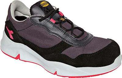 Diadora Utility Athena Textil Low S1PL, Sicherheitsschuhe Damen - Dunkelgrau/Pink - 39 EU von Diadora Utility