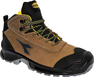 Diadora Utility Classic Mid S3S, Sicherheitsschuhe Unisex - Braun/Schwarz - 37 EU von Diadora Utility