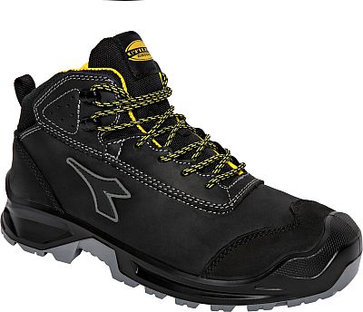 Diadora Utility Classic Mid S3S, Sicherheitsschuhe Unisex - Schwarz - 44 EU von Diadora Utility