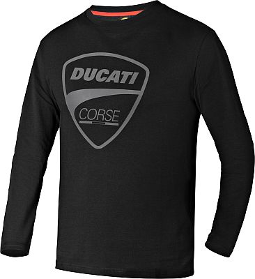 Diadora Utility Ducati Corse, Workwear T-Shirt langarm - Schwarz/Dunkelgrau - XXL von Diadora Utility