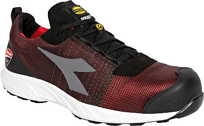 Diadora Utility Ducati Fly Motor MTX Low S1PL, Sicherheitsschuhe - Dunkelrot/Schwarz/Weiß - 39 EU von Diadora Utility