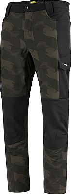 Diadora Utility Freedom Camo, Workwear Hose - Dunkelgrün/Schwarz - XL von Diadora Utility