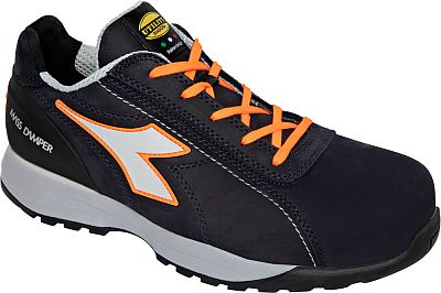 Diadora Utility Glove MDS Low S3S, Sicherheitsschuhe Unisex - Dunkelblau/Neon-Orange - 37 EU von Diadora Utility