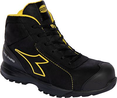 Diadora Utility Glove MDS MSTR Mid S3S, Sicherheitsschuhe Unisex - Schwarz/Gelb - 39 EU von Diadora Utility