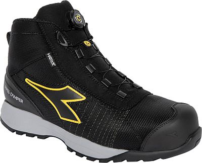 Diadora Utility Glove MDS MTX Mid S3S, Sicherheitsschuhe Unisex - Schwarz/Gelb - 43 EU von Diadora Utility