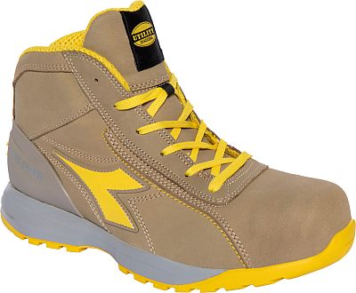 Diadora Utility Glove MDS Mid S3S, Sicherheitsschuhe Unisex - Hellbraun/Gelb - 46 EU von Diadora Utility