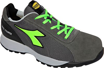 Diadora Utility Glove MDS Tex Low S1PS, Sicherheitsschuhe Unisex - Grau/Neon-Grün - 42 EU von Diadora Utility