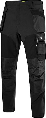 Diadora Utility Multi-Pocket Performance, Workwear Hose - Dunkelgrau/Schwarz - XL von Diadora Utility