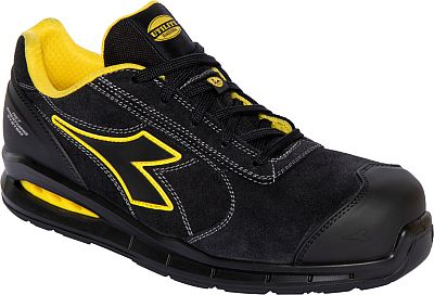 Diadora Utility Run Net AB MSTR Low S3S, Sicherheitsschuh Unisex - Schwarz/Gelb - 38 EU von Diadora Utility