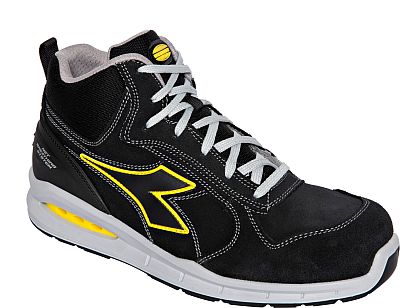 Diadora Utility Run Net AB Mid S3S, Sicherheitsschuhe Unisex - Schwarz - 39 EU von Diadora Utility