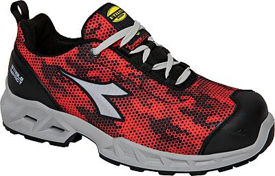 Diadora Utility Shark SI Low S1PS, Sicherheitsschuhe Unisex - Schwarz/Rot - 37 EU von Diadora Utility