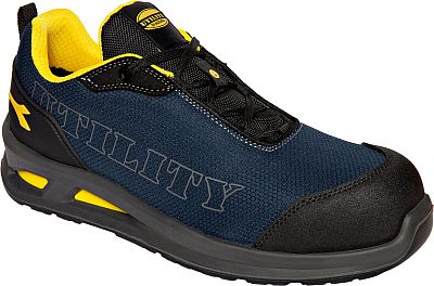 Diadora Utility Smart Softbox Low S1PL, Sicherheitsschuhe Unisex - Dunkelblau/Schwarz/Gelb - 39 EU von Diadora Utility
