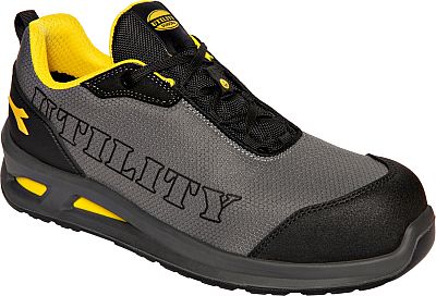 Diadora Utility Smart Softbox Low S1PL, Sicherheitsschuhe Unisex - Dunkelgrau/Schwarz/Gelb - 40 EU von Diadora Utility