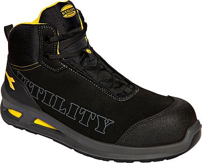 Diadora Utility Smart Softbox Mid S3L, Sicherheitsschuhe Unisex - Schwarz/Gelb - 38 EU von Diadora Utility