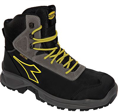 Diadora Utility Sport High S7S, Sicherheitsschuhe Dia-tex Unisex - Schwarz/Dunkelgrau - 47 EU von Diadora Utility