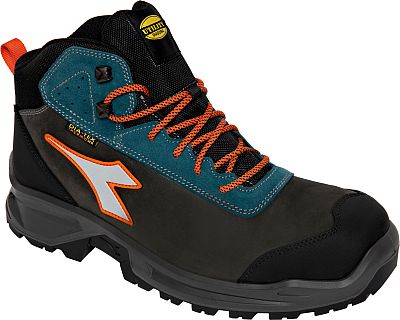 Diadora Utility Sport Mid S7S, Sicherheitsschuhe Dia-tex Unisex - Dunkelgrau/Petrol/Orange - 40 EU von Diadora Utility