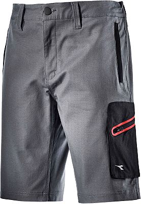 Diadora Utility Stretch, Workwear Shorts - Grau/Schwarz - XXL von Diadora Utility