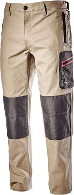 Diadora Utility Stretch Performance, Workwear Hose - Beige/Schwarz - M von Diadora Utility
