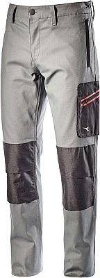 Diadora Utility Stretch Performance, Workwear Hose - Grau/Schwarz - L von Diadora Utility