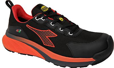 Diadora Utility Vortex DA2 Low S3S, Sicherheitsschuhe Unisex - Schwarz/Rot - 47 EU von Diadora Utility