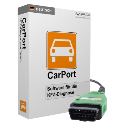 CarPort Profi-Edition CAN + KKL Diagnose Software für VW, Audi, Seat, Skoda ab Bj.1996 + Interface CP-Compact von Diamex
