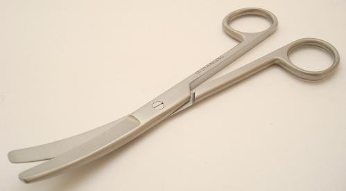 Diamond Edge Sicherheitsschere aus Chirurgenstahl, 15,2 cm, gebogen, abgerundete Spitzen Diamond Edge Sicherheitsschere aus Chirurgenstahl, 15,2 cm, gebogen, abgerundete Spitzen von Diamond Edge