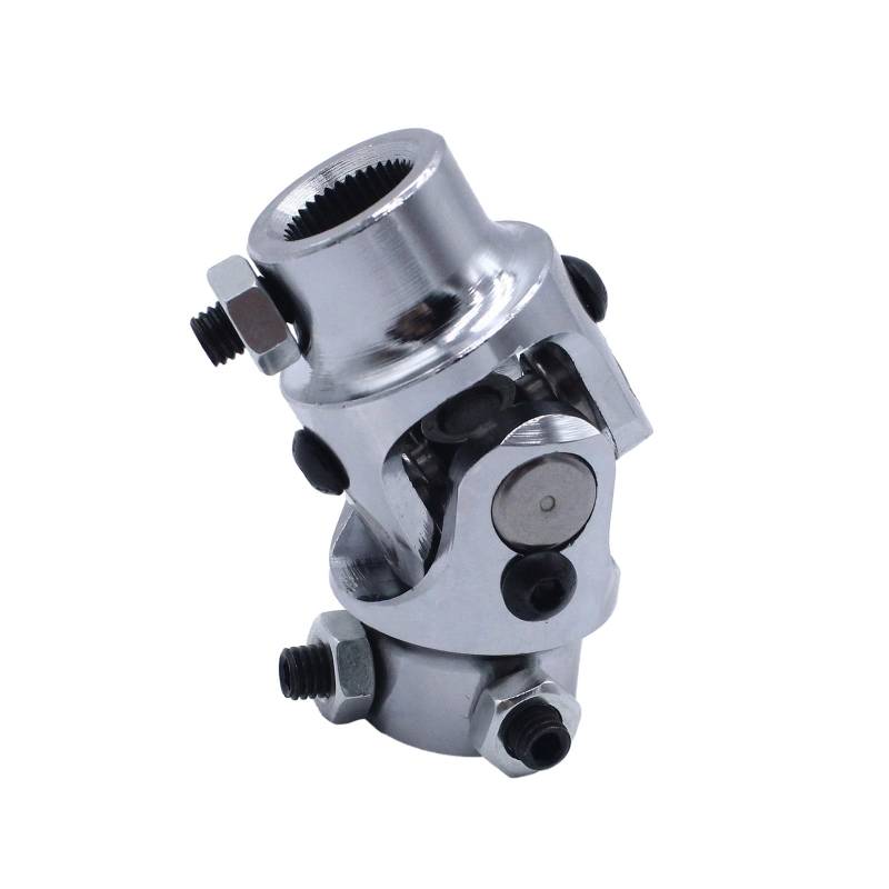 Diarypiece 3/4-36 SplineX 3/4" DDCrome Doppellenkwellengelenk Universal U Gelenk Kupplung Kompatibel Für MustangII Power Rack 3/4-36 Splinex 3/4" DD Schwarzes Lenkungs U Gelenk Kupplung Für Mustangii von Diarypiece