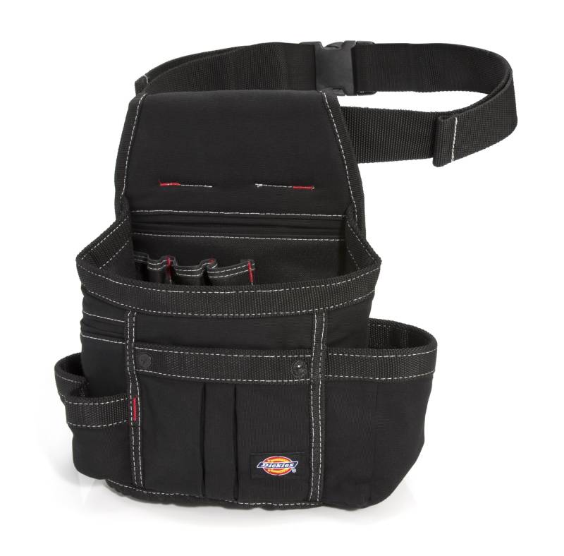 Dickies Werkzeuggürtel mit 8 Taschen, Verstellbarer 5,1 cm Gürtel, robuste Leinenkonstruktion, pannensicheres Innenfutter, schwarz von Dickies