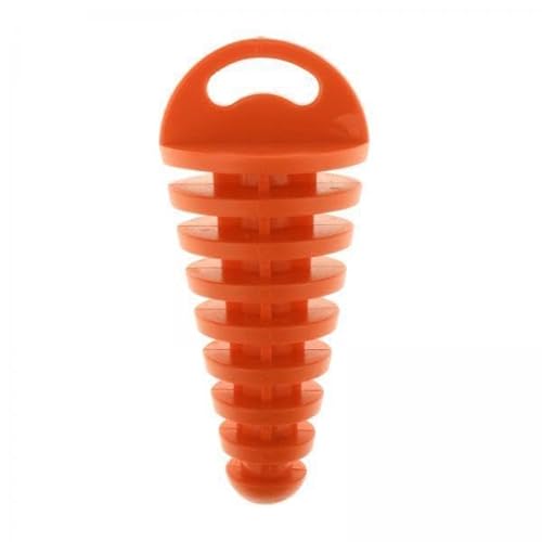 Dickly 3X Universal Motorrad Auspuffrohr Motorrad Einsatz Orange von Dickly