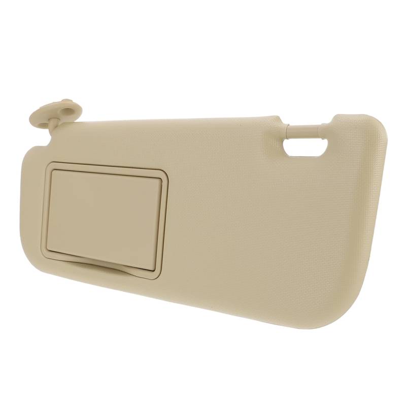 Didiseaon Kosmetikspiegel mit Sonnenblende Schatten Auto windschutzscheibe Sonnenblende Visier Sonnenschutz für den Innenraum Links Sonnencreme für Auto Sonnenblende für Fahrzeuge PVC Beige von Didiseaon