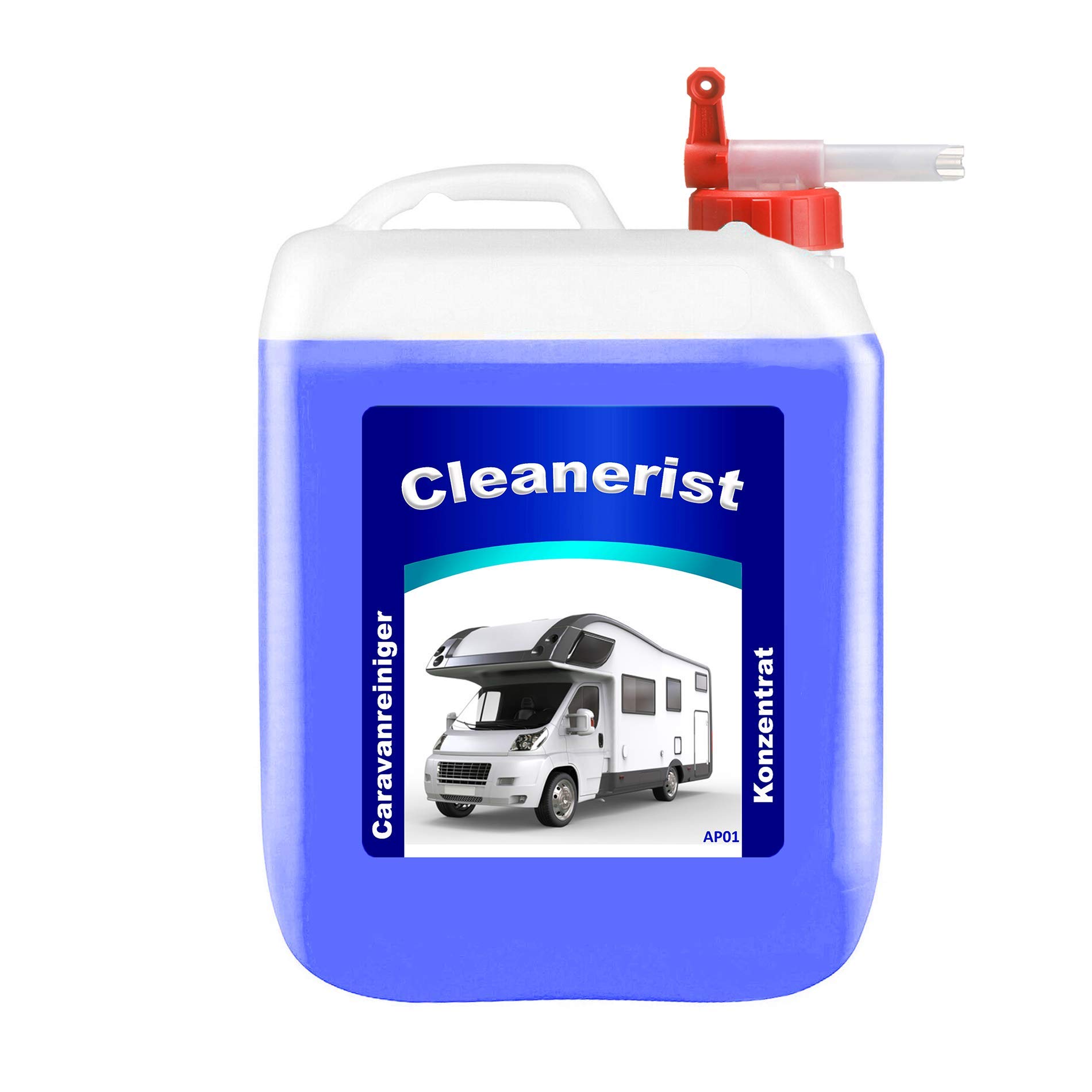 Die Seifenblase 10 Liter Cleanerist AP01 Caravanreiniger Konzentrat inkl. Auslaufhahn - spezieller Reiniger für Caravan, Wohn Wagen, Wohnmobil und Reisemobil von Die Seifenblase