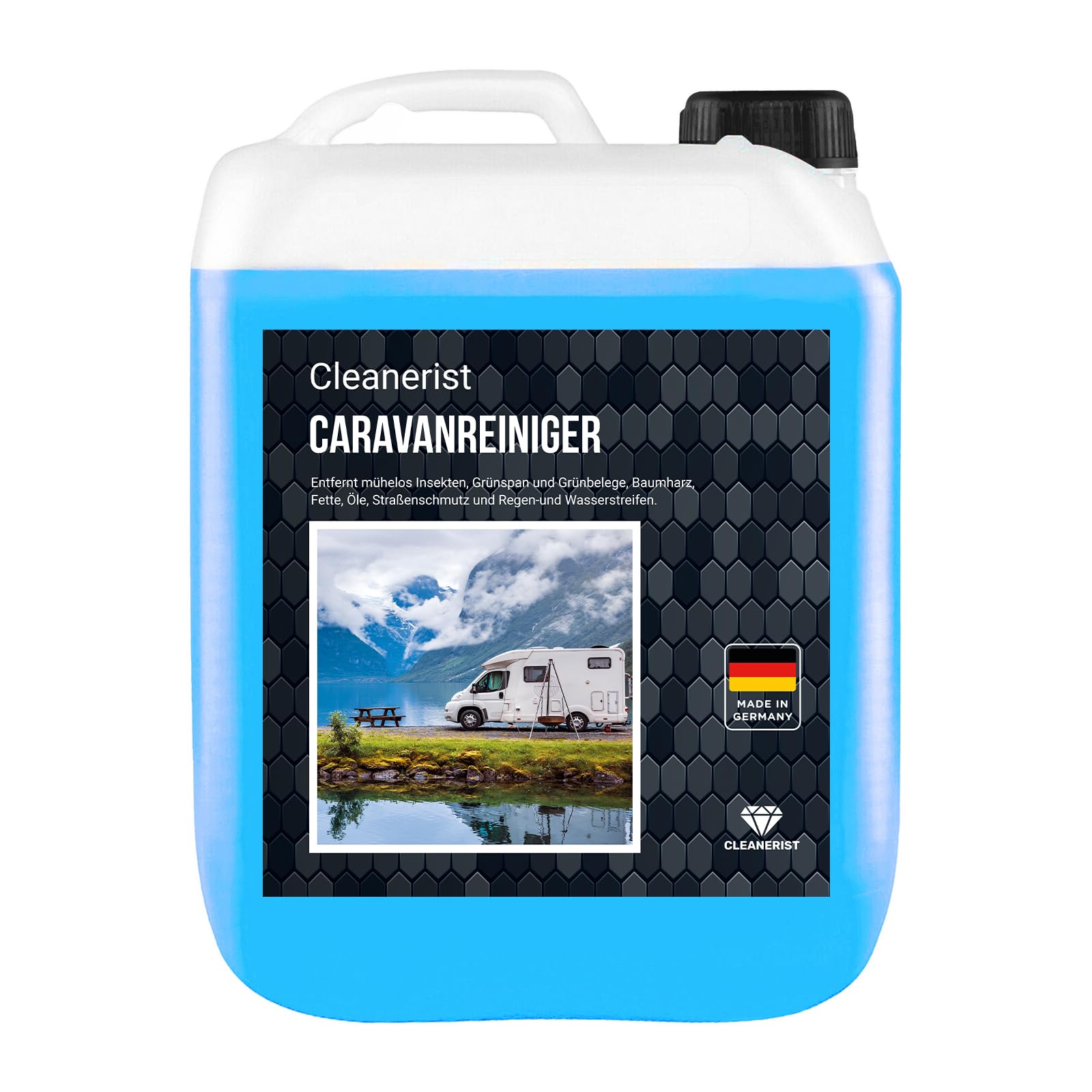 Die Seifenblase 10 Liter - Cleanerist AP01 Caravanreiniger Konzentrat- spezieller Reiniger für Caravan, Wohnwagen, Wohnmobil und Reisemobil - von Die Seifenblase