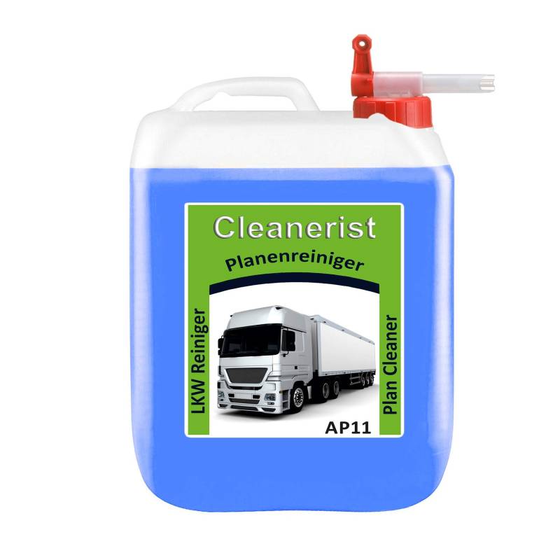 10 Liter Cleanerist AP11 LKW Planenreiniger Zeltplanenreiniger PVC Reiniger Konzentrat mit Auslaufhahn 1Liter = 2,99€ von Die Seifenblase