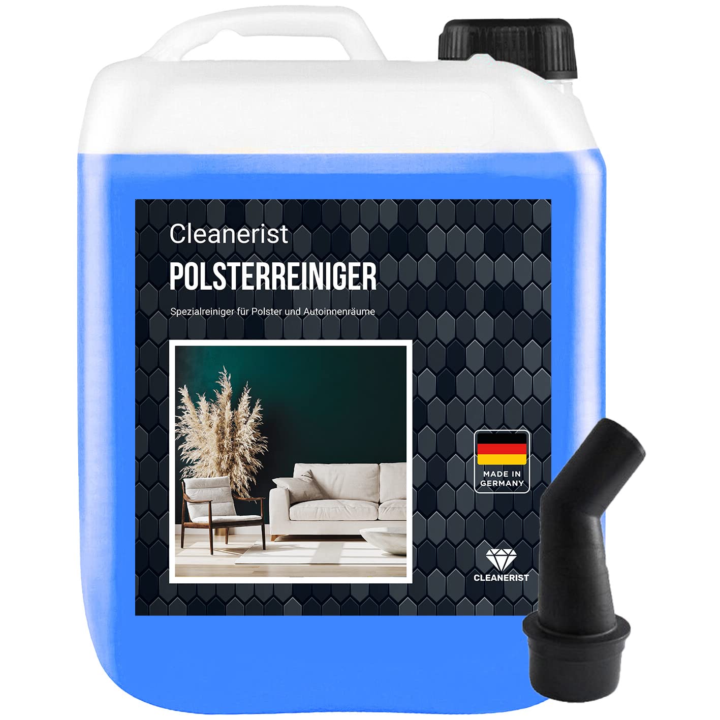 Die Seifenblase Autopflege Innen mit Ausgießer I Polsterreiniger I Cockpitreiniger I Innenraum I 5000ml Die Seifenblase Autopflege Innen mit Ausgießer I Polsterreiniger I Cockpitreiniger I Innenraum I 5000ml von Die Seifenblase