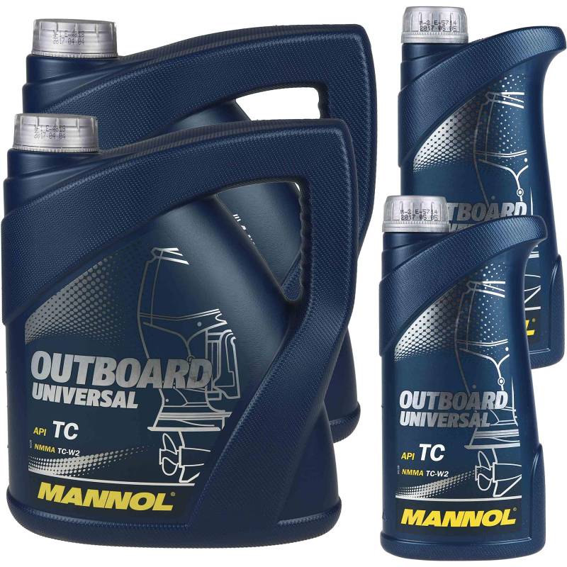 10 L Orignal MANNOL Motoröl Outboard Universal API TC Engine Oil Öl 11192211 von Diederichs