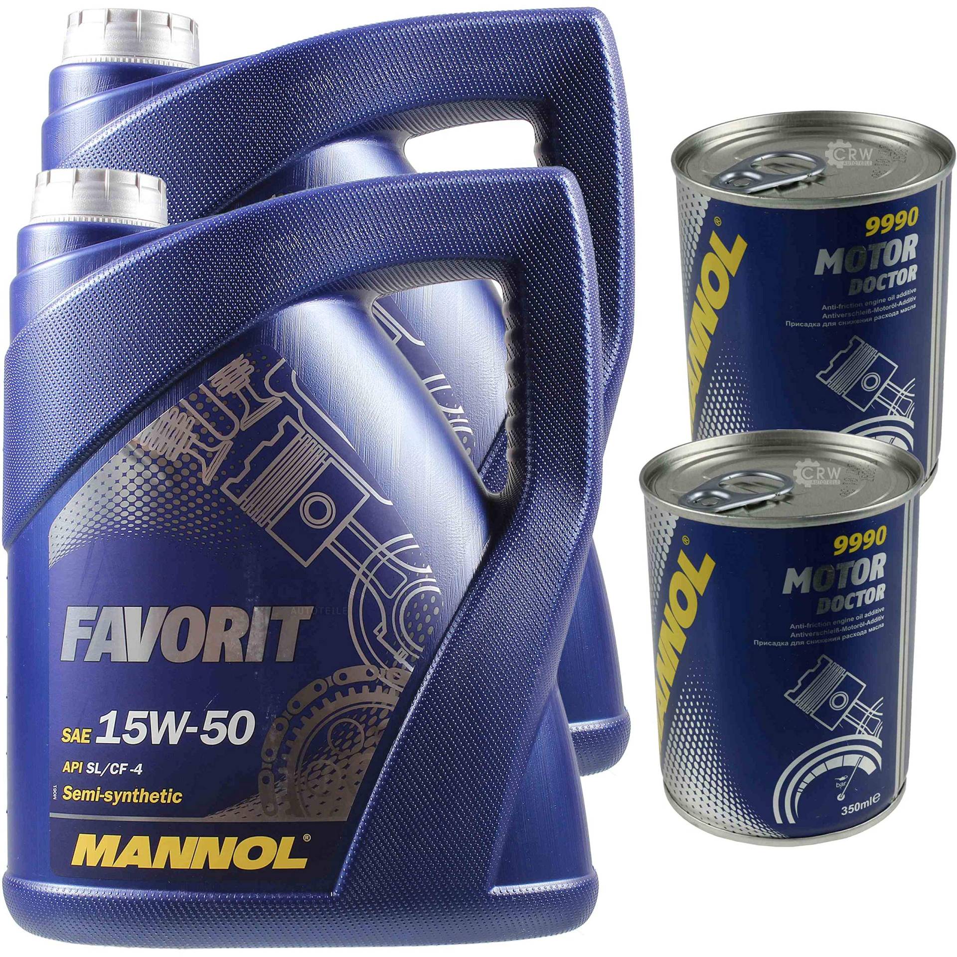 10L Motoröl MANNOL Favorit 15W-50 2x MANNOL Motor Doctor ADDITIV 10L Motoröl MANNOL Favorit 15W-50 2x MANNOL Motor Doctor ADDITIV von Diederichs