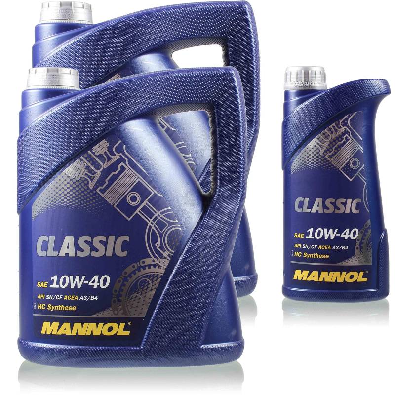 11 Liter Original MANNOL Motoröl Classic 10W-40 Engine Oil Öl 11193009 von Diederichs