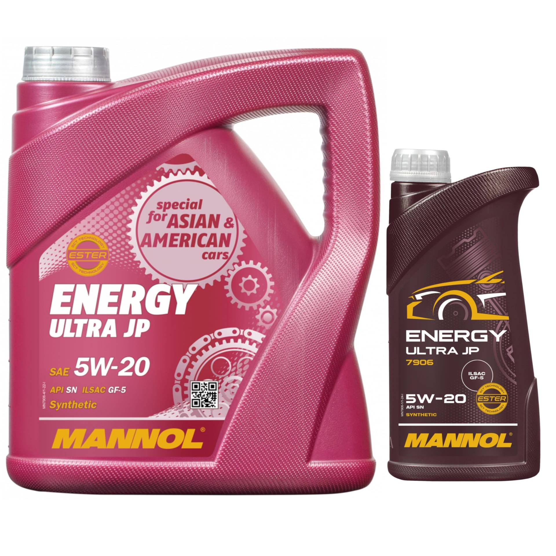 5 Liter OriginalMANNOL Motoröl Energy Ultra JP 5W-20 API SN Engine Oil Öl von Diederichs