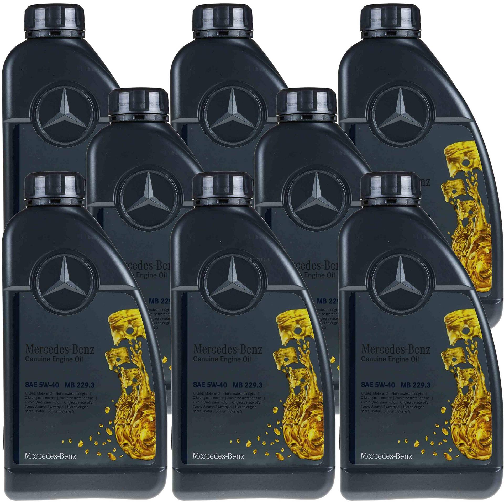 8x 1Liter PKW Synthetic Mercedes Benz Original MB 229.3 Motoröl 5W-40 8x 1Liter PKW Synthetic Mercedes Benz Original MB 229.3 Motoröl 5W-40 von Diederichs